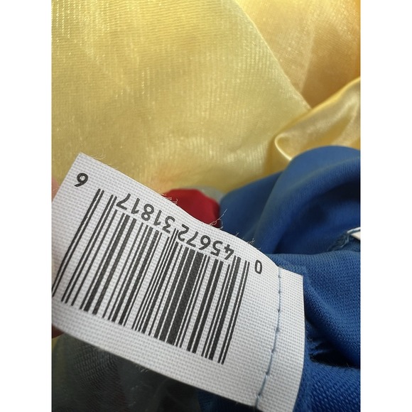 Disney Snow White Gown Princess size 8 girls Dress Halloween Costume ReAd Lights - Picture 5 of 14